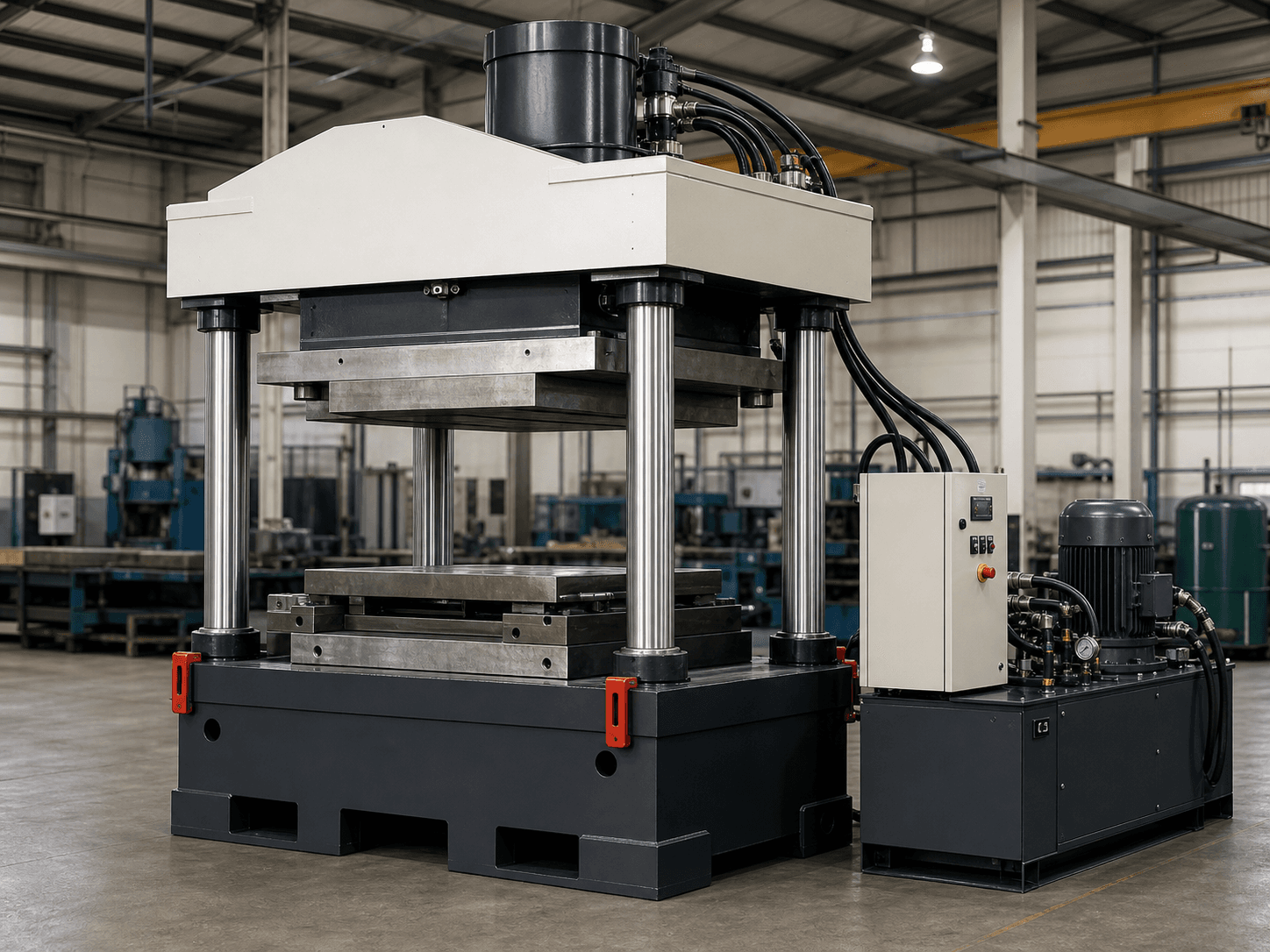 4-Column Hydraulic Compression Molding Press